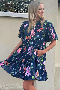 Floral Dress with Pockets