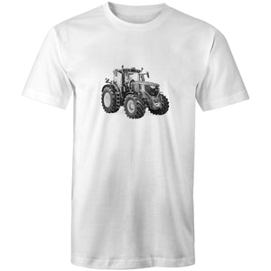 "Tractors Make Me Happy" Mens T-Shirt - Working Bull