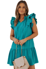Load image into Gallery viewer, Tiered Ruffled Dress - Available in Khaki and Green