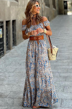 Load image into Gallery viewer, Off Shoulder Maxi Dress
