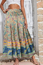 Load image into Gallery viewer, Boho Floral Long Skirt