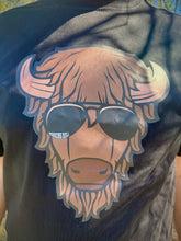 Load image into Gallery viewer, Bison head with Aviators - Organic Tee