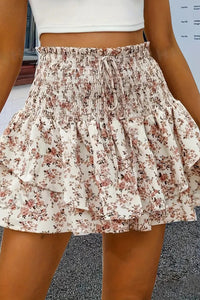 Apricot Floral Layered Skort - Authentic Country Fashion from Working Bull