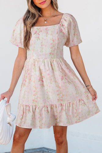 Baby Pink Floral Backless Dress - authentic country clothing from Working Bull

