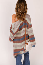 Load image into Gallery viewer, Dark Blue Block Stripped Cardigan - authentic country fashion from Working Bull