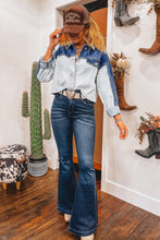 Load image into Gallery viewer, Distressed Denim Jacket - Authentic Country Clothing From Working Bull