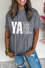 Load image into Gallery viewer, Grey YALL Boots Tee - Authentic Country Fashion from Working Bull