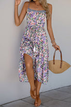 Load image into Gallery viewer, Purple Floral Midi Dress - authentic country fashion from Working Bull