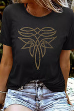 Load image into Gallery viewer, Rhinestone Boot Stitch Tee - authentic country fashion from Working Bull
