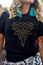 Load image into Gallery viewer, Rhinestone Boot Stitch Tee - authentic country fashion from Working Bull