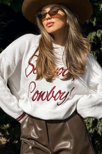 Load image into Gallery viewer, &#39;SEE YOU COWBOY&#39; Embroidered Sweater - authentic country fashion from Working Bull
