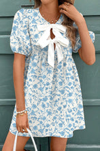 Load image into Gallery viewer, Sky Blue Floral Dress - authentic country clothing from Working Bull