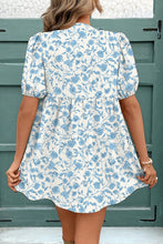 Load image into Gallery viewer, Sky Blue Floral Dress - authentic country clothing from Working Bull