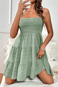 Smoke Green Spaghetti Strap Dress - authentic country clothing from Working Bull