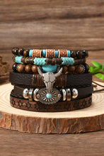 Load image into Gallery viewer, Turquoise Beaded Bracelet Set - authentic country accessories from Working Bull