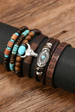Load image into Gallery viewer, Turquoise Beaded Bracelet Set - authentic country accessories from Working Bull