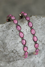 Load image into Gallery viewer, Turquoise C Shaped Earrings - Authentic Country Clothing From Working Bull