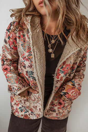 Vintage Paisley Floral Sherpa Jacket - authentic country fashion from Working Bull