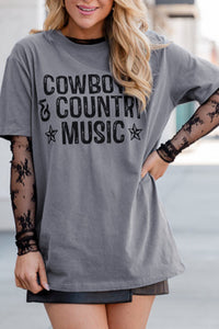 COWBOYS COUNTRY MUSIC T Shirt