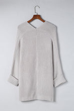 Load image into Gallery viewer, Batwing Oversized Cable Knit Cardigan