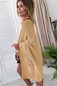 Batwing Oversized Cable Knit Cardigan