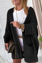 Load image into Gallery viewer, Batwing Oversized Cable Knit Cardigan