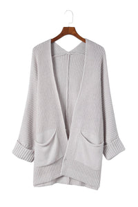 Batwing Oversized Cable Knit Cardigan