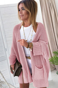 Batwing Oversized Cable Knit Cardigan