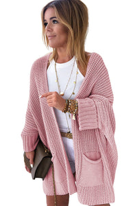 Batwing Oversized Cable Knit Cardigan