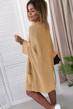 Load image into Gallery viewer, Batwing Oversized Cable Knit Cardigan