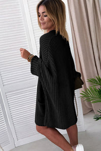 Batwing Oversized Cable Knit Cardigan