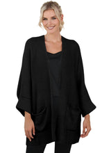 Load image into Gallery viewer, Batwing Oversized Cable Knit Cardigan