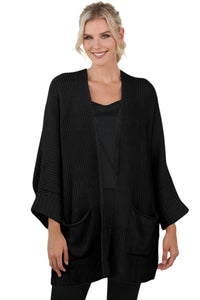 Batwing Oversized Cable Knit Cardigan