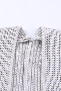Batwing Oversized Cable Knit Cardigan