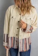 Load image into Gallery viewer, Corduroy Jacket with Block Strips