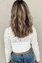 Load image into Gallery viewer, Lace Long Sleeve Top