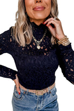 Load image into Gallery viewer, Lace Long Sleeve Top