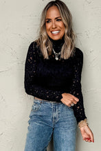 Load image into Gallery viewer, Lace Long Sleeve Top