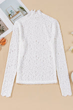 Load image into Gallery viewer, Lace Long Sleeve Top