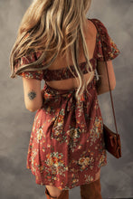 Load image into Gallery viewer, Red Floral Dress - authentic country fashion from Working Bull