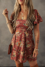 Load image into Gallery viewer, Red Floral Dress - authentic country fashion from Working Bull
