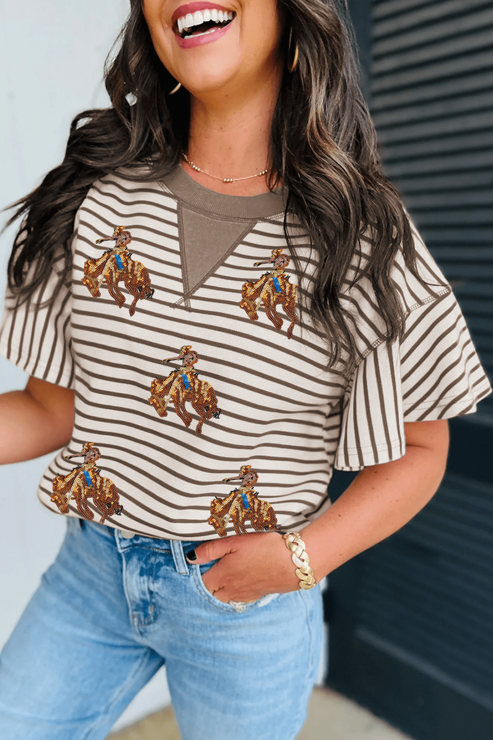 Rodeo Patch Blouse - authentic country fashion from Working Bull