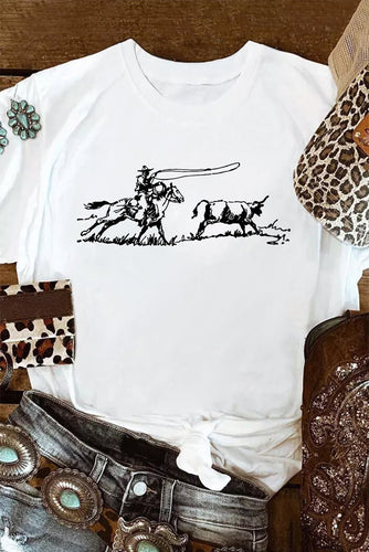 Rodeo T Shirt - authentic country fashion from Working Bull