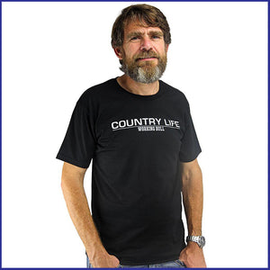 Country Life Mens T-shirt - Black