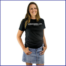 Load image into Gallery viewer, Country Life Womens T-Shirt - Black