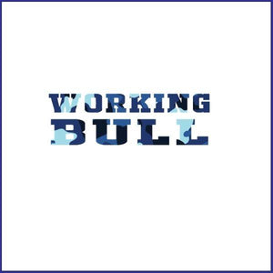 Blue Camo Hoodie - Navy - Working Bull