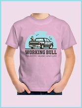 Load image into Gallery viewer, Working Bull Kids Tee - Pink