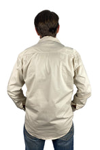 Load image into Gallery viewer, Pilbara Mens Workshirt Half button - Comfortable Tan