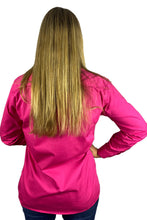 Load image into Gallery viewer, Pilbara Womens Workshirt Half button - Fun Pink