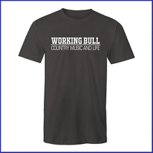 Load image into Gallery viewer, Working Bull Mens Tee - Charcoal